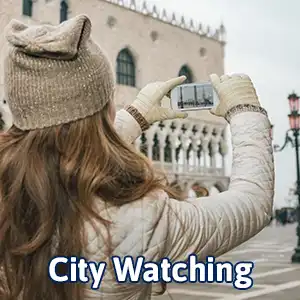 city watching